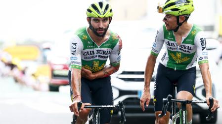 Fernando Gaviria, el día que se fracturó la clavícula en el Tour de Francia.