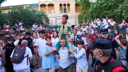 Los diestros Sebastián Castella, Borja Jiménez y Tomás Rufo se enfrentaron a los toros de la ganadería Ojailén en el festejo de las fiestas de Tudela 2026 del lunes, 27 de julio