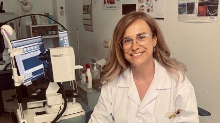 Loreto Mendiluce, del Colegio Oficial de Ópticos-Optometristas de Navarra