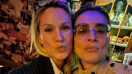 Pascalle Paerel y Sandra Barneda, en una fotografía compartida en redes