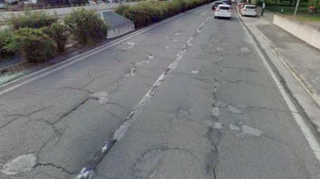 La avenida de Navarra, en San Jorge