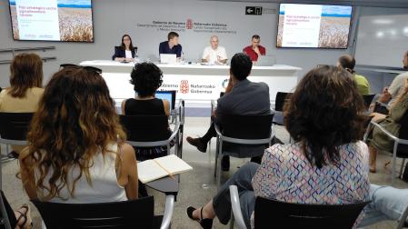 Momento de la presentación del inicio del plan estratégico
