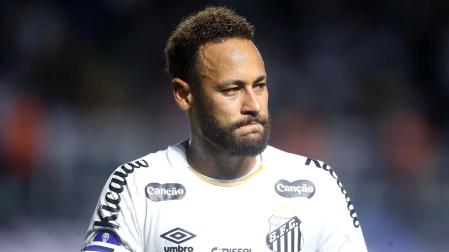 Neymar, en un partido de la Copa Sudamericana