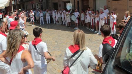 Concentración de escuelas de gaita y tambor de la Ribera en fiestas de Tudela