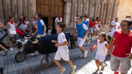 Encierro infantil del 29 de julio en Tudela