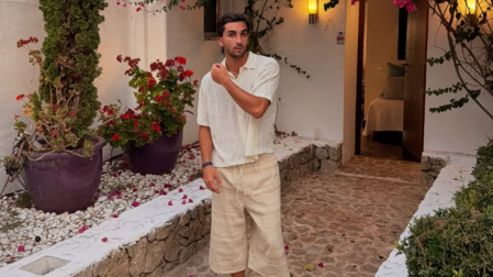 Ferran Torres, durante sus vacaciones en Ibiza