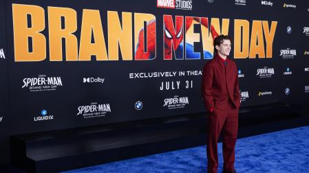 Tom Holland posa en la presentación de "Spider-Man: Brand New Day"