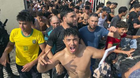 Fotos de la llegada de inmigrantes a la costa de Ceuta