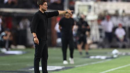 Alessio Lisci durante el encuentro de este jueves frente al Dinamo de Kiev