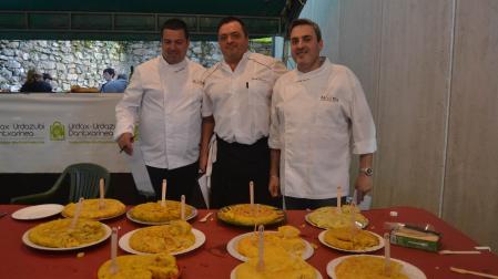 Nueva edición del 'Universo de la pelota' en Urdax, con tortillas.