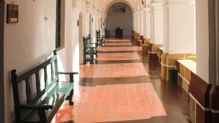 Imagen del interior de un convento