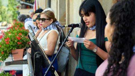 Foto del chupinazo de las fiestas de Etxarri Aranatz 2026