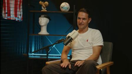David Rodríguez durante el pódcast de Offsiders