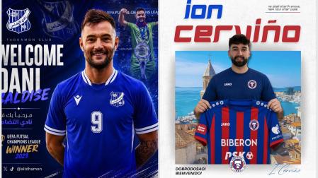 Los jugadores navarros Dani Saldise y Ion Cerviño han tenido que marcharse a Kuwait y Croacia