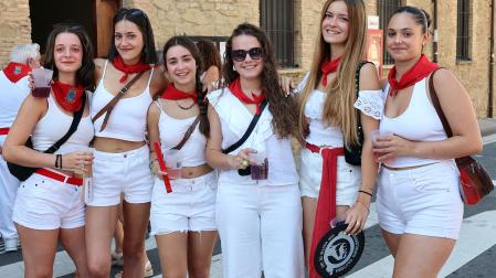 Fotos del inicio de las fiestas patronales de San Martín de Unx