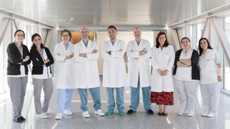 Especialistas en Cirugía Vascular, Radiología, Ginecología y Enfermería de la Clínica Universidad de Navarra participantes en la investigación