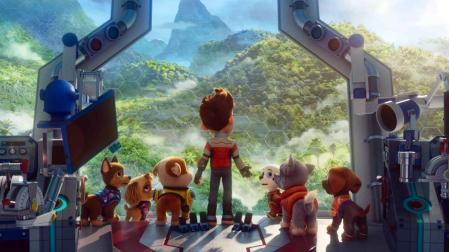 Fotograma de la película 'La Patrulla Canina: La dino película'