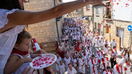 Fotos de la procesión de Fustiñana en honor a los patrones Justo y Pastor