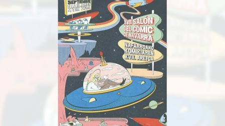 Cartel del XVII Salón del Cómic de Navarra