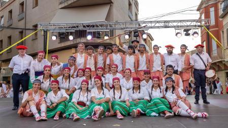 Fotos del paloteado de las fiestas de Fustiñana