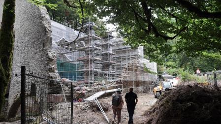 Fotos de las obras de reforma de la fábrica de armas de Eugi