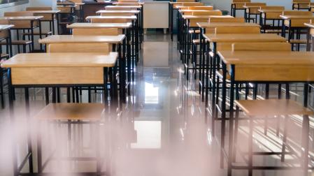Un aula vacía