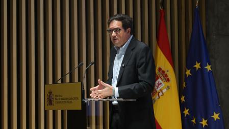 El ministro para la Transformación Digital y de la Función Pública, Óscar López, en un acto este lunes