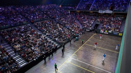 Aspecto que presentaba el Navarra Arena en la pasada final del Campeonato de Parejas.