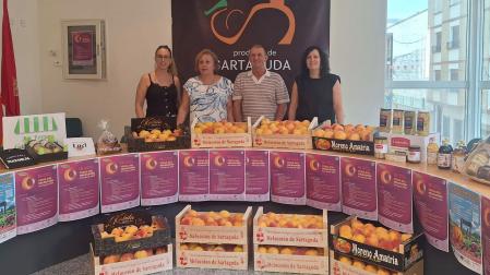 Representantes municipales presentaron ayer la feria en el Ayuntamiento de Sartaguda.
