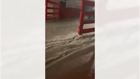 Vídeo de la tormenta torrencial y con granizo de lunes en Milagro