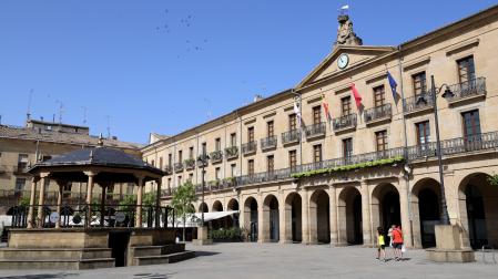 Imagen general del ayuntamiento de Tafalla