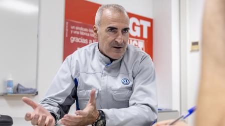 Alfredo Morales, presidente del comité de Volkswagen Navarra