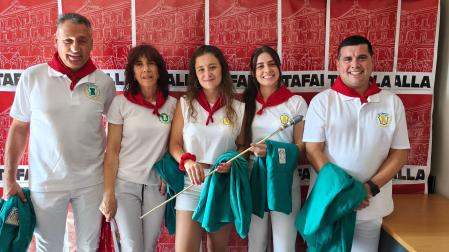 La peña El Empuje de Tafalla ha dado inicio a las fiestas