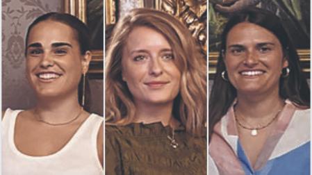 Irene Izko, Paula Domínguez e Itxaso Aranguren
