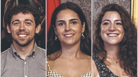 Martín Aisa, Leire Gaviria y Leyre Sánchez