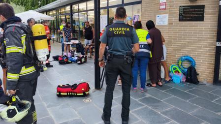Once personas afectadas por una nube de gas cloro en las piscinas de Viana