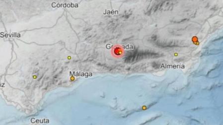 Epicentro donde ha tenido lugar el terremoto