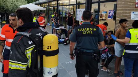 Once personas resultaron afectadas por la nube de cloro