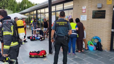 Imagen tomada momentos después del suceso registrado en Viana