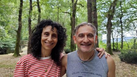 Kontxi López y Giusseppe Stella, protagonistas del doble encuentro en Ultzama.