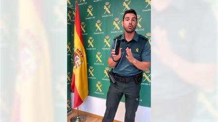 Guardia Civil de Navarra alertando sobre la nueva estafa