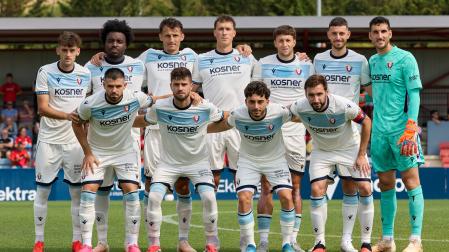 A: J.P. Urdíroz F: 15-08-2026 P: L: Pamplona. Instalaciones del C.A. Osasuna en Tajonar. T: Fútbol. Partido amistoso de pretemporada entre Osasuna y Arenas de Getxo.