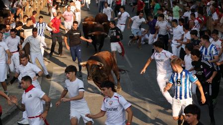 Fotos del sexto y último encierro de Tafalla 2026