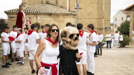 Fotos del cohete de fiestas de Barásoain