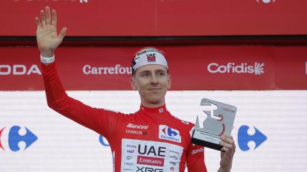 Pogacar, primer maillot rojo de la Vuelta a España 2026