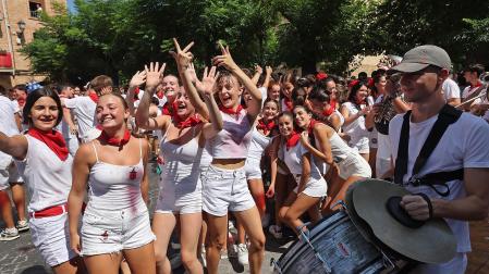 Inicio de las fiestas de Marcilla