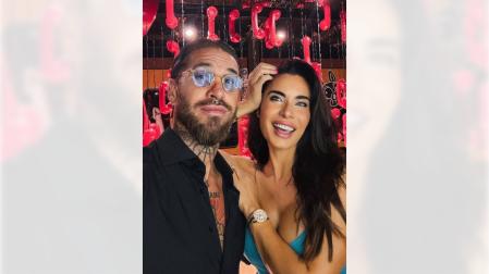 Sergio Ramos y Pilar Rubio, en una imagen compartida en Instagram
