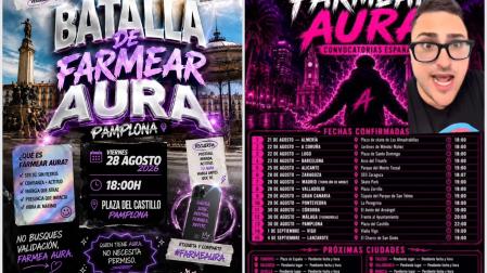 Carteles que anuncian las ciudades y fechas de las batallas en toda España