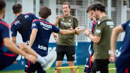 Fotos del entrenamiento de Osasuna este martes en Tajonar