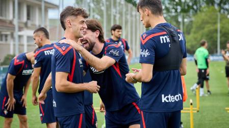 Fotos del entrenamiento de Osasuna este martes en Tajonar